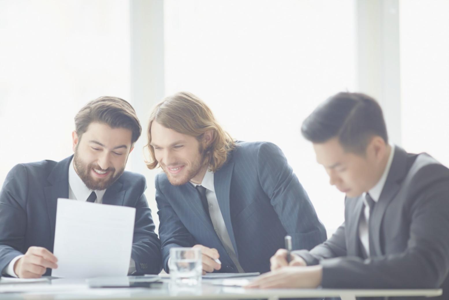 Financial advisor reviewing retirement portfolio options